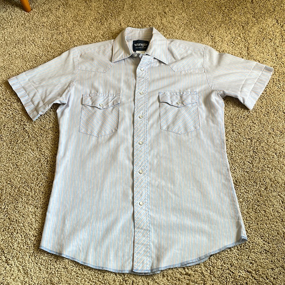 Wrangler Vintage Western Snap Button Up Small